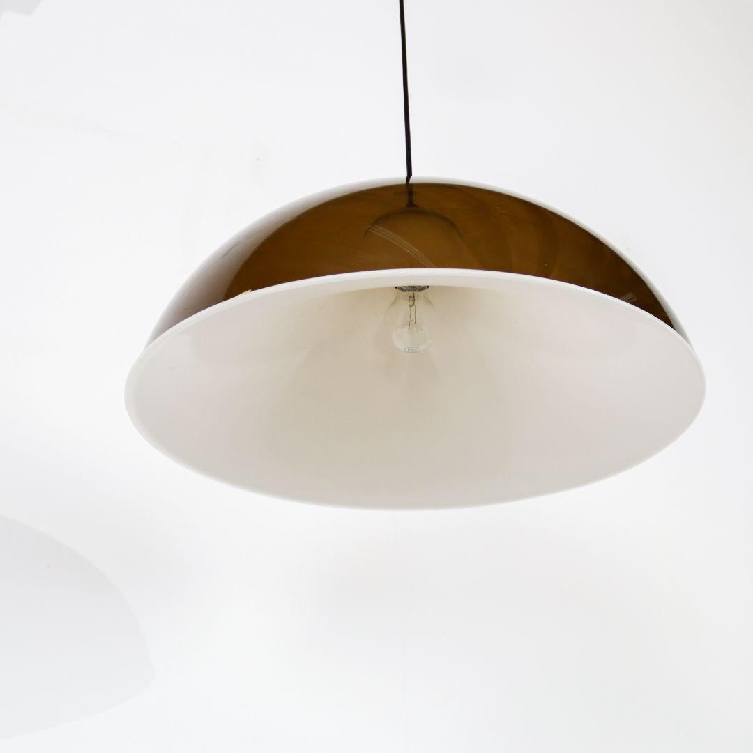 Space Age Hanging Lamp by Elio Martinelli for Artimeta In Good Condition For Sale In BAARLO, LI