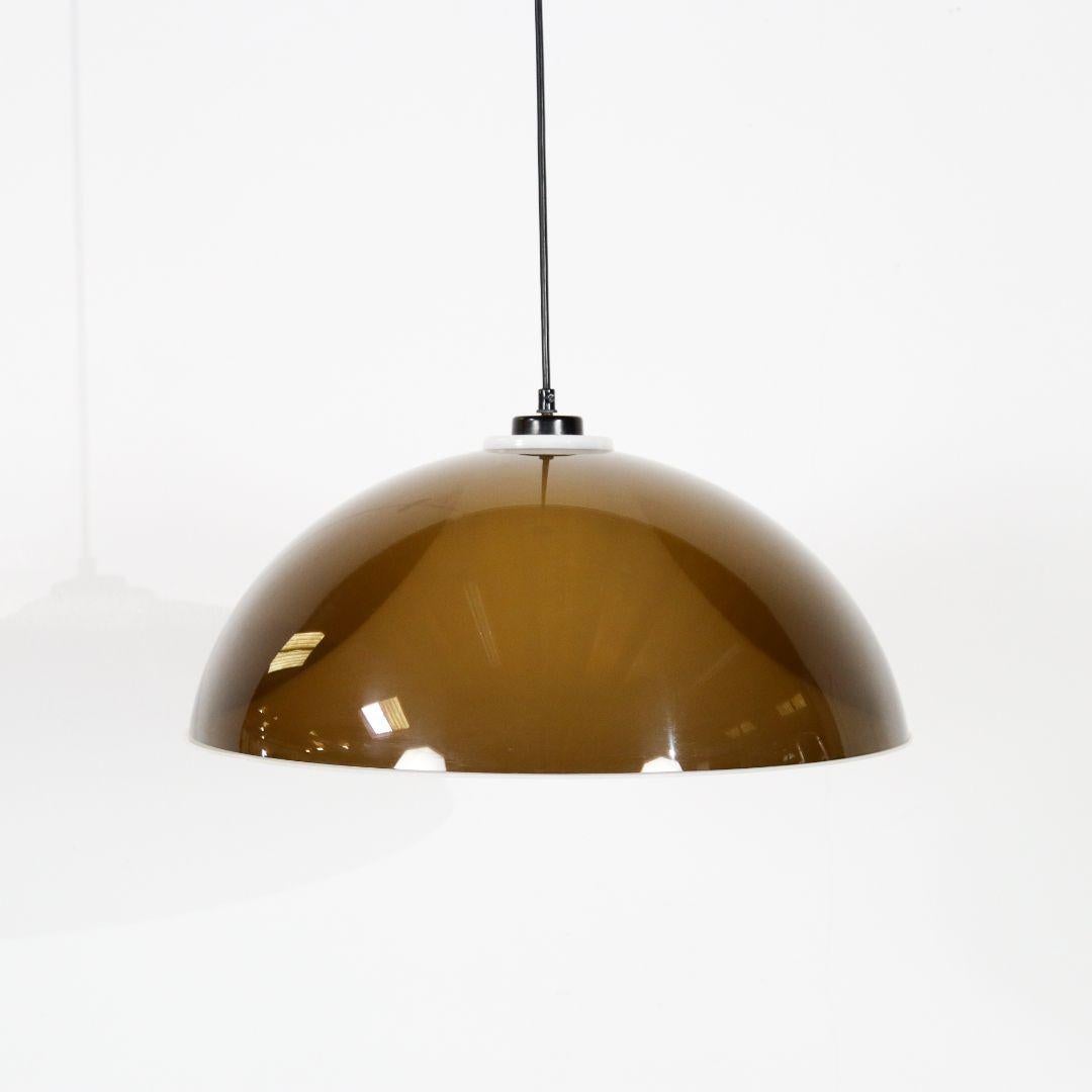 Plastic Space Age Hanging Lamp by Elio Martinelli for Artimeta For Sale