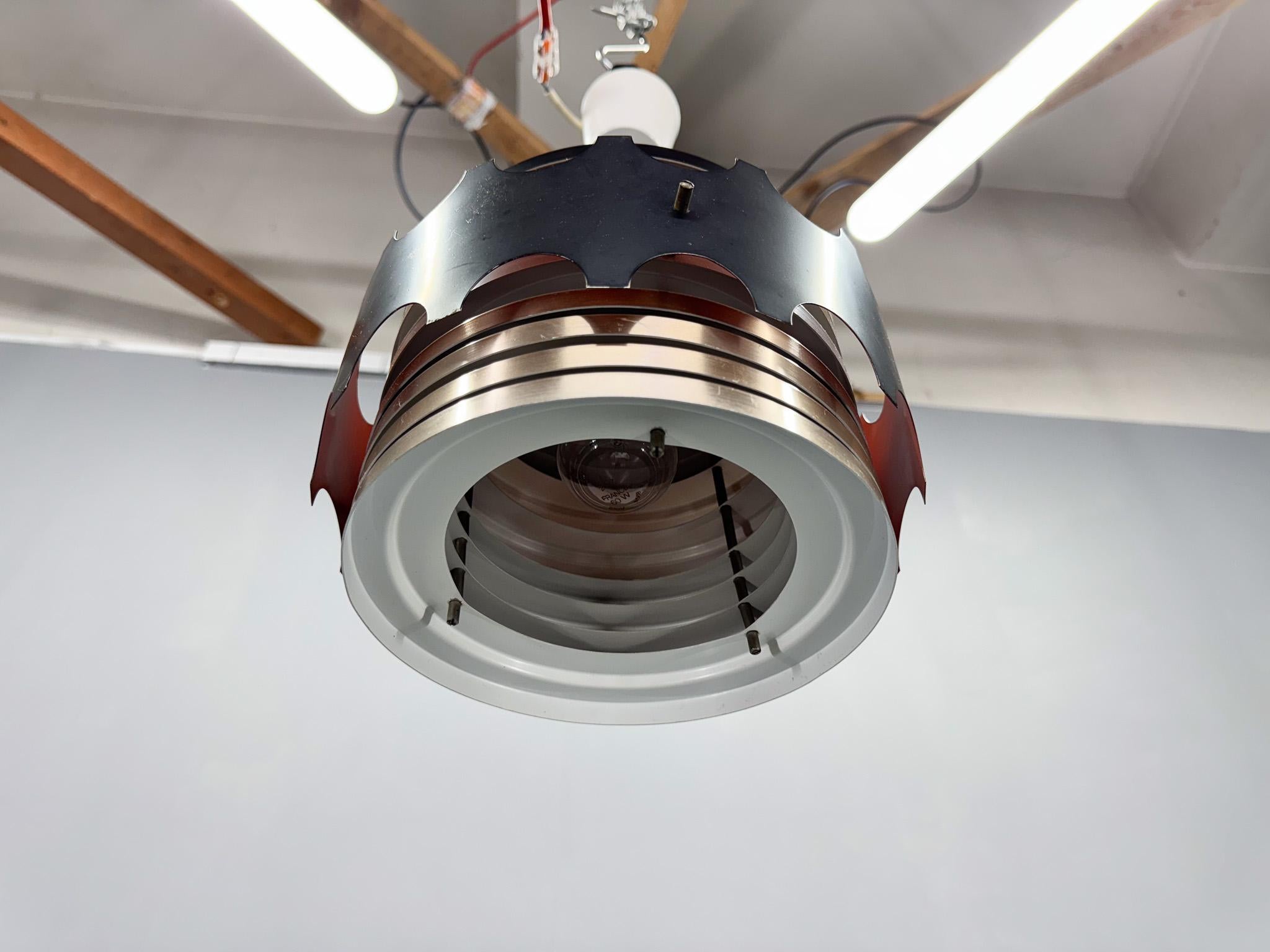 Lampe suspendue de l'ère spatiale VEB Leuchten, Allemagne, 1970 en vente 3