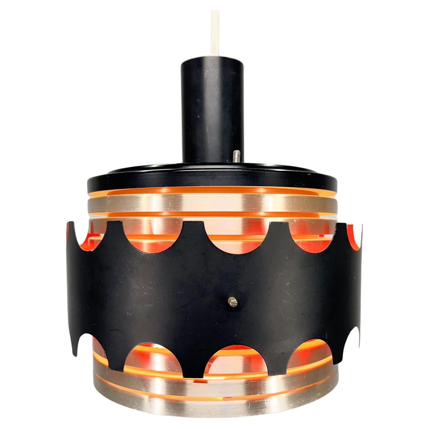 Space Age Hanging Lamp by VEB Leuchten, Germany 1970s