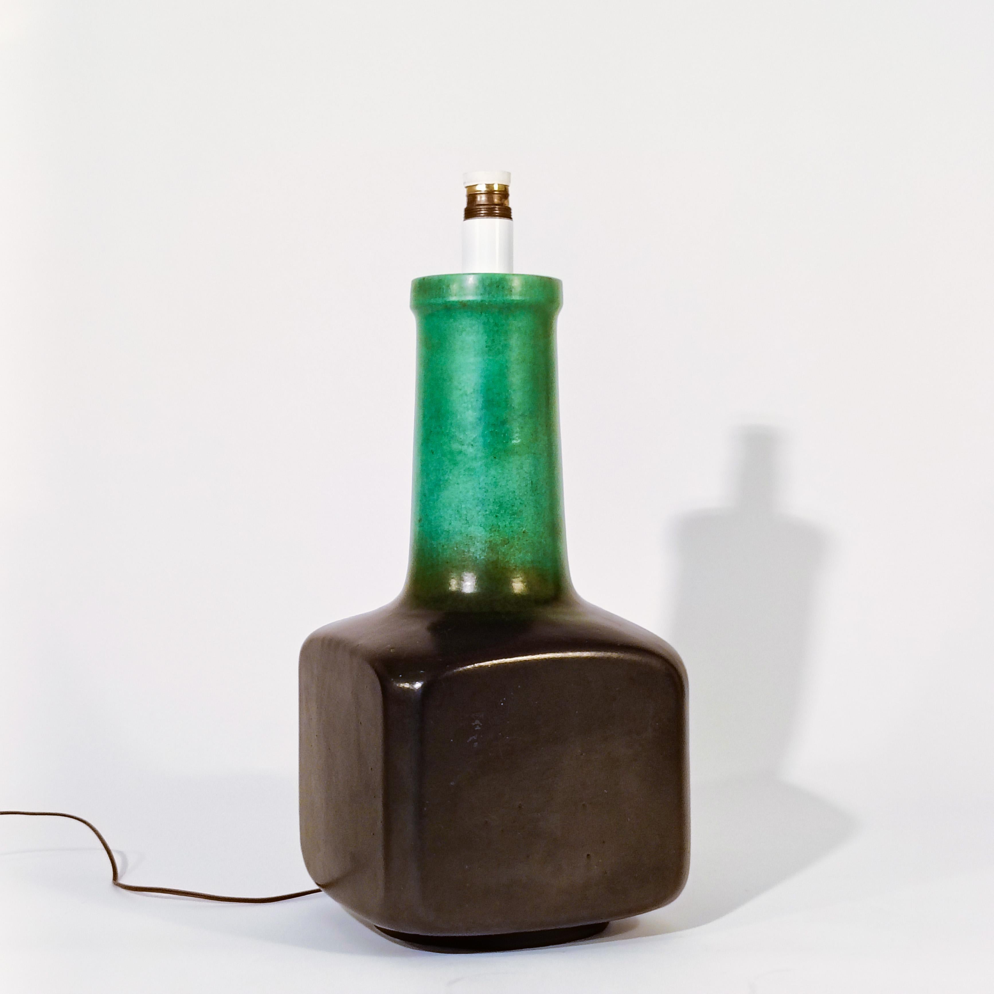 Space Age. Huge handmade ceramic table lamp by Cases, Spain, 1960s For Sale 1