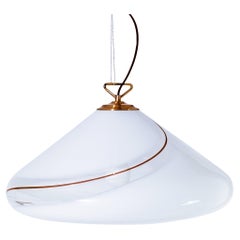 A Space Age. Enorme lampada a sospensione in vetro di Murano di iGuzzini, Italia, anni '70