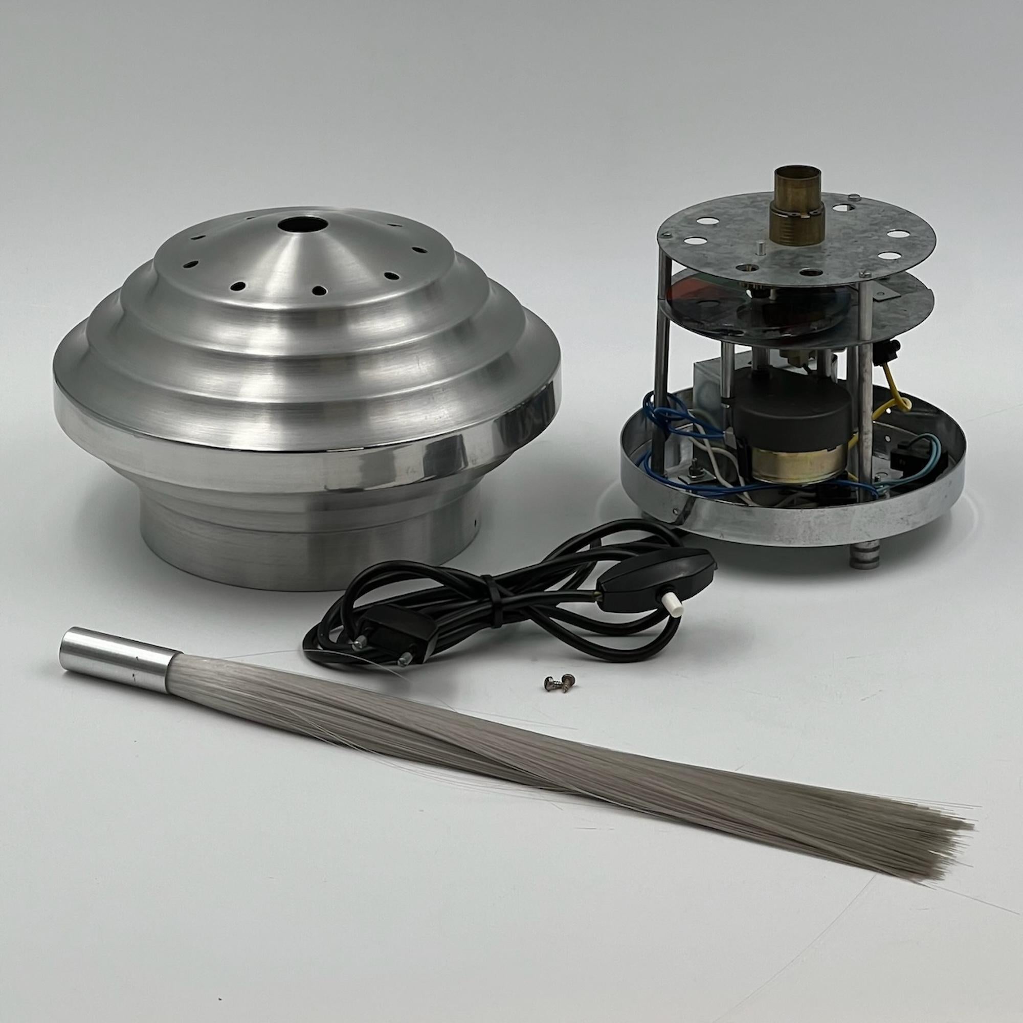 Space Age Iconic Lamp - Rotating Color Disc Hypnotic Ambient Lighting 1970s 5