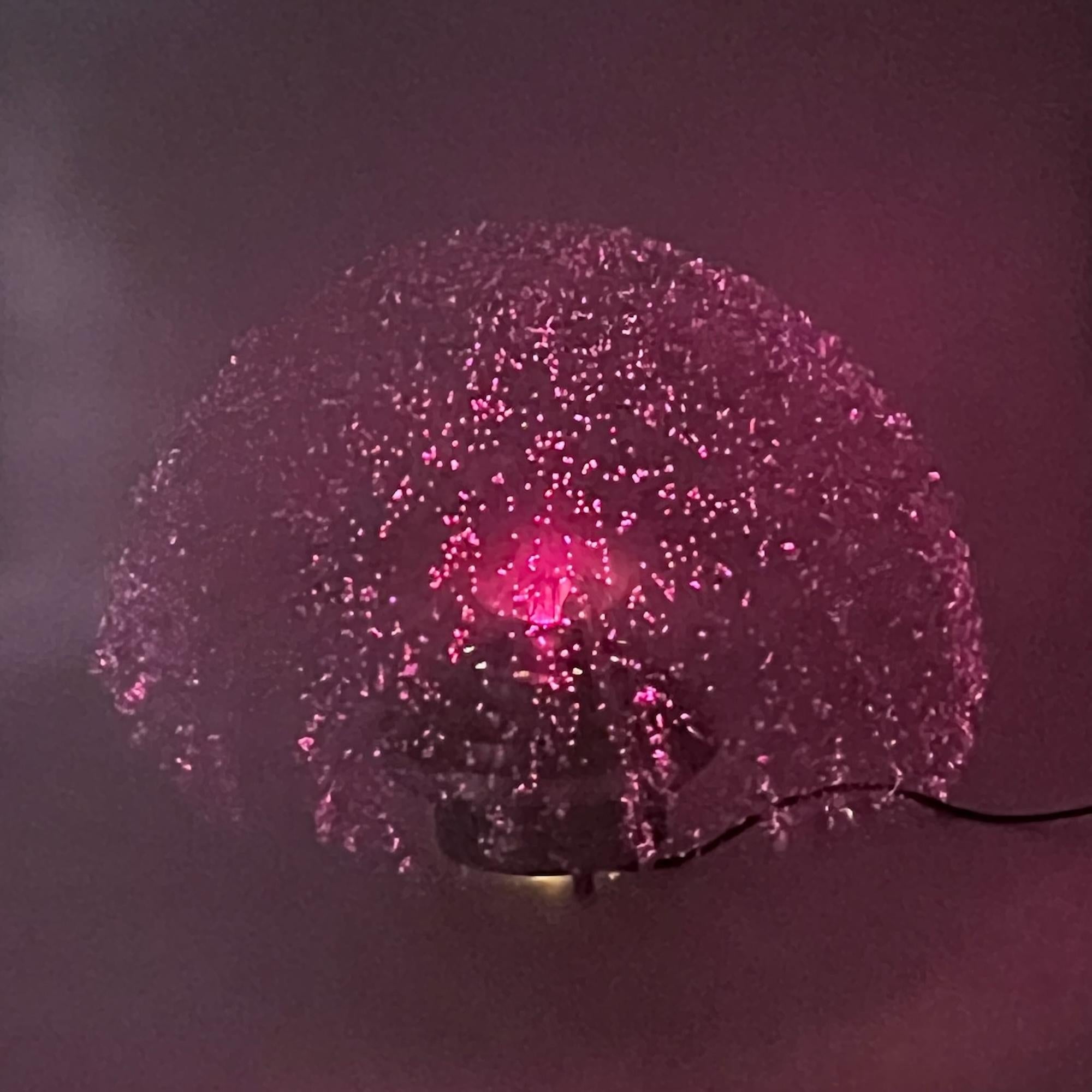 Space Age Iconic Lamp - Rotating Color Disc Hypnotic Ambient Lighting 1970s In Good Condition In San Benedetto Del Tronto, IT