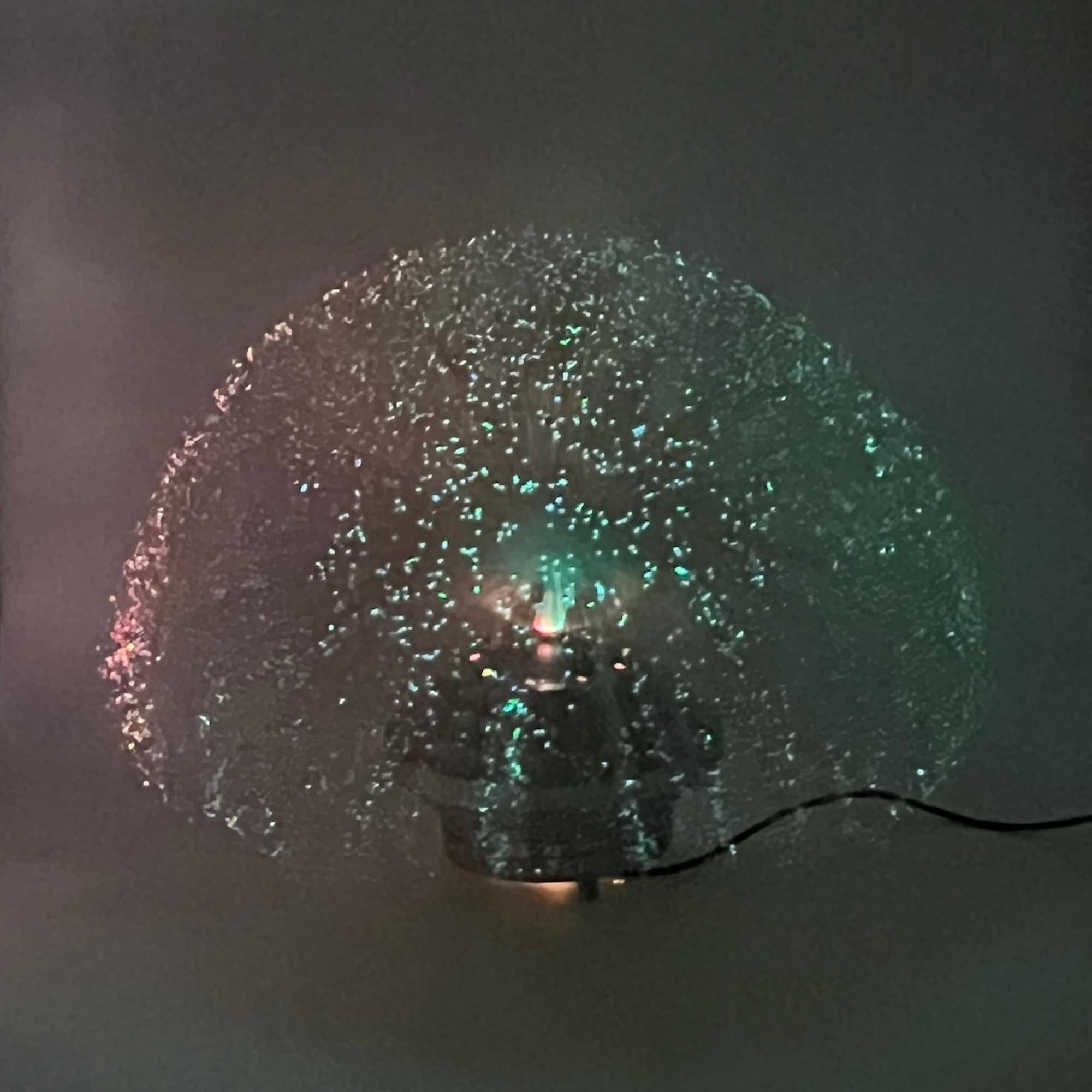 Late 20th Century Space Age Iconic Lamp - Rotating Color Disc Hypnotic Ambient Lighting 1970s