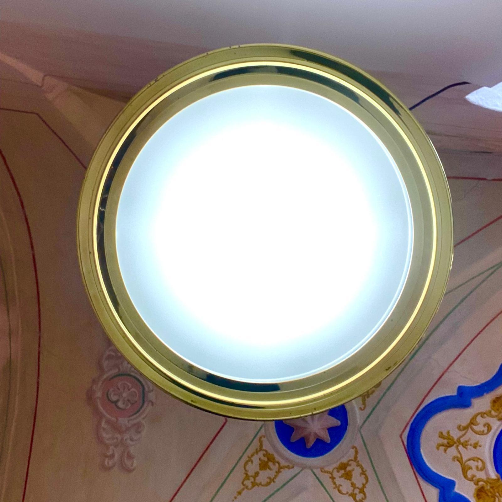 Chrome Space Age IGuzzini Pendant 