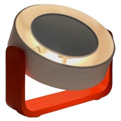 Miroir de coiffeuse éclairé de l'ère spatiale d'Allibert, Allemagne, années 1960