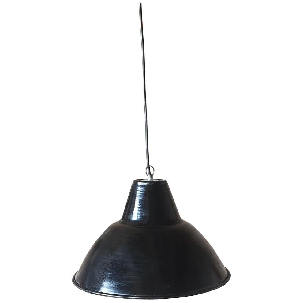 Space Age Industrial Pendant Lamp, 1970s For Sale