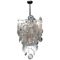 Lustre italien de l'ère spatiale conçu par Carlo Nason pour Mazzega, datant d'environ 1970