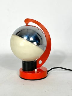Space Age Italian Metal and Plastic Table Lamp from 60s