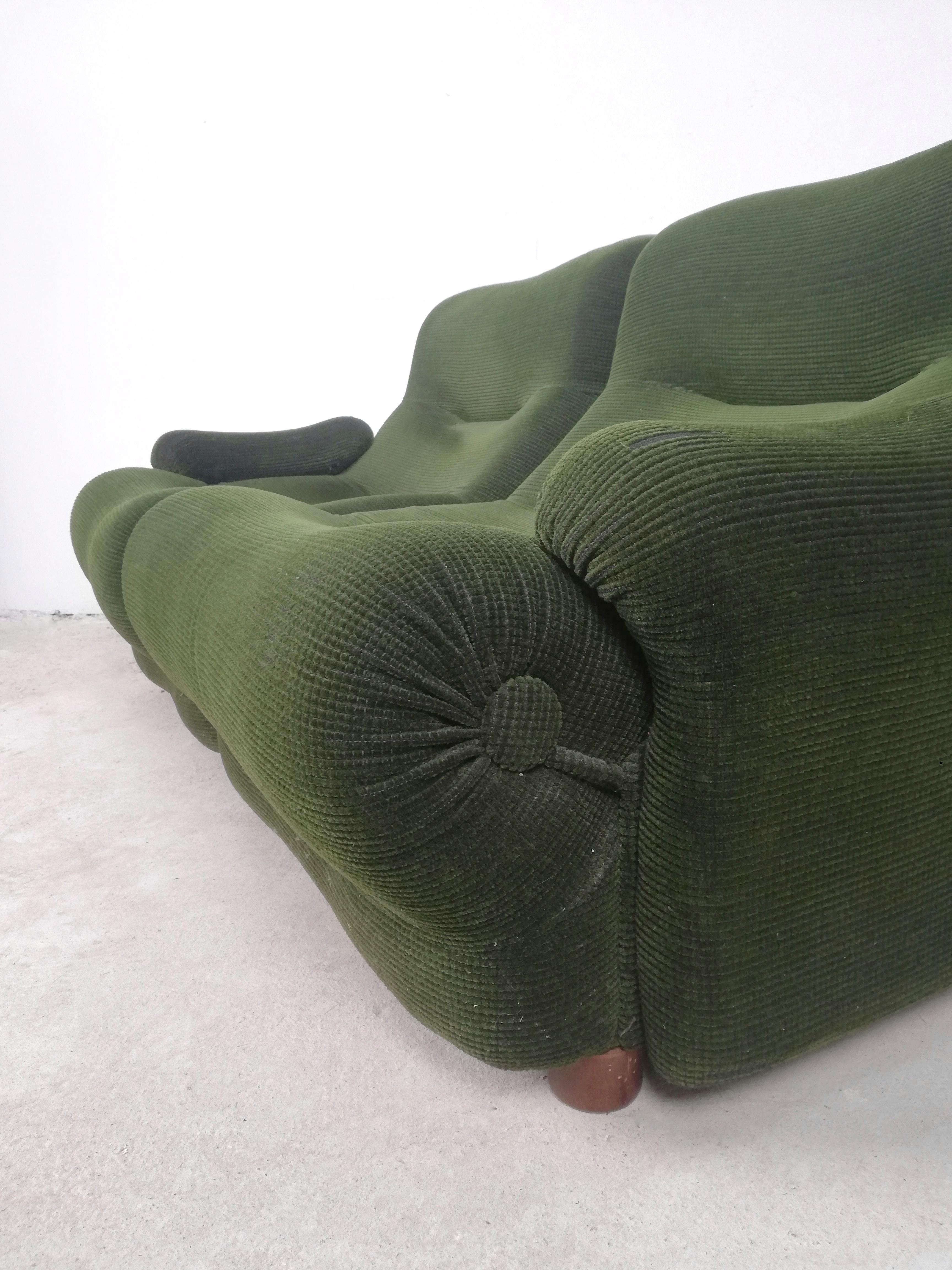 Modulares italienisches Sofa aus dem Space Age des Space Age, entworfen von Emilio Guarnacci für 1P, Italien im Angebot 2