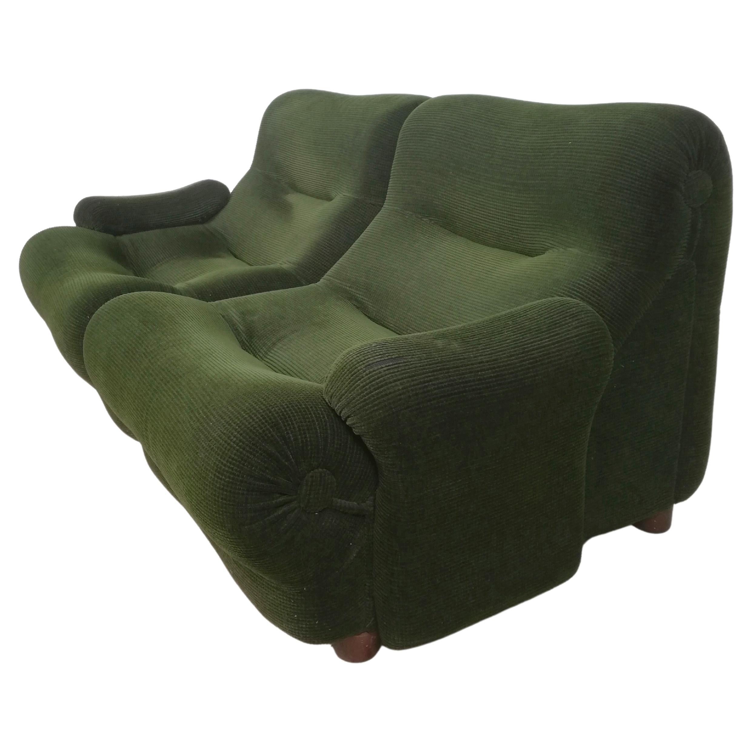 Modulares italienisches Sofa aus dem Space Age des Space Age, entworfen von Emilio Guarnacci für 1P, Italien im Angebot