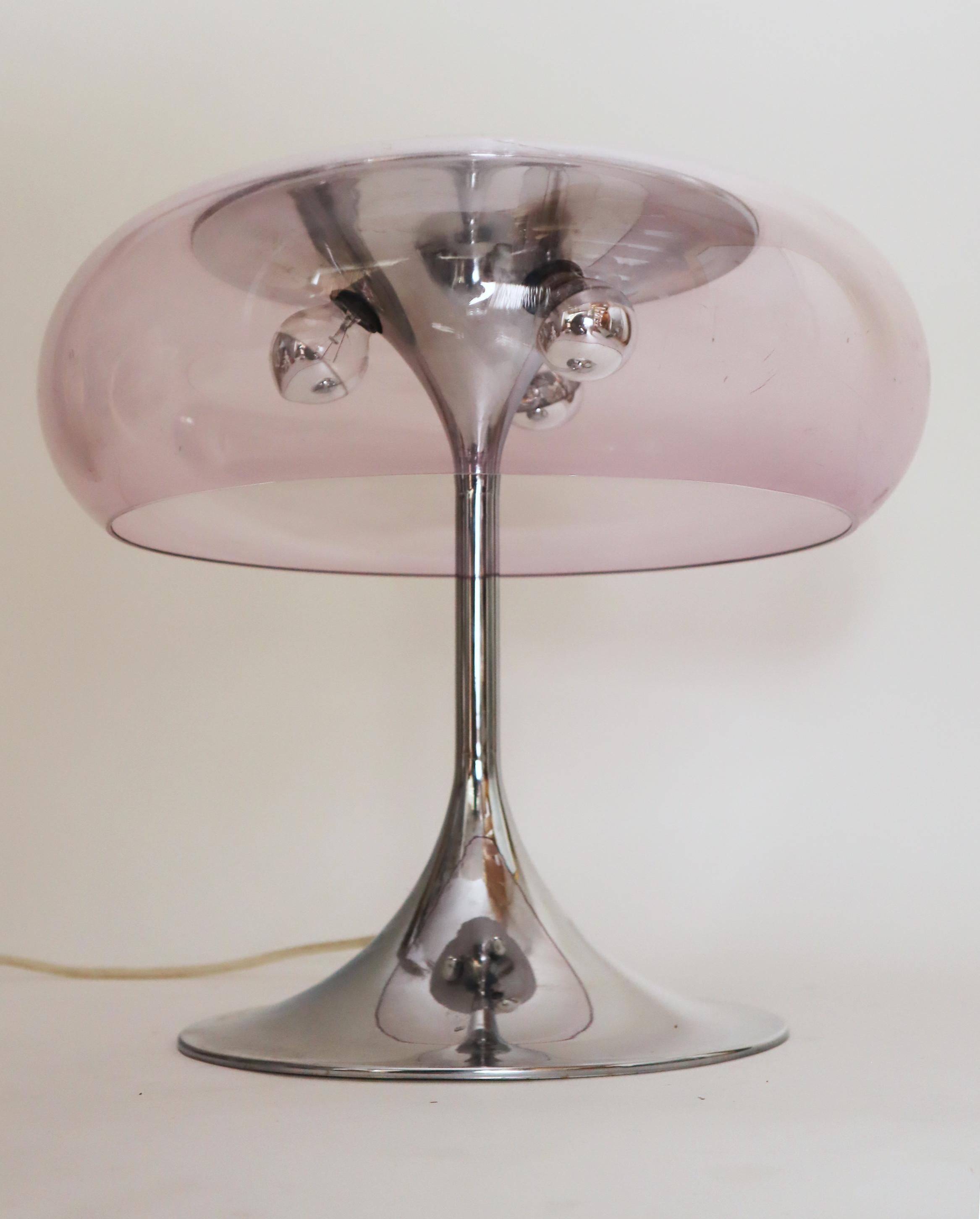 Lampada da tavolo italiana a fungo A Space Age attribuita a Goffredo Reggiani, anni '60 in vendita 3