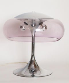 Lampe de table champignon italienne attribuée à Goffredo Reggiani, années 1960
