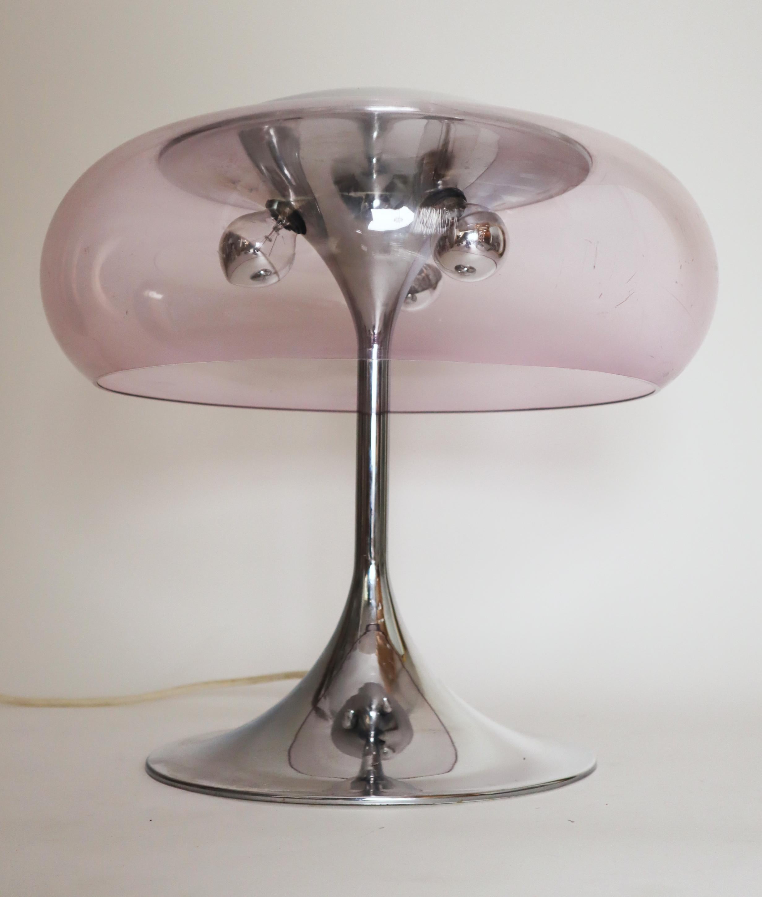Lampada da tavolo italiana a fungo A Space Age attribuita a Goffredo Reggiani, anni '60 in vendita 2
