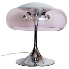 Space Age Italian Mushroom Table Lamp attributed to Goffredo Reggiani, 1960s