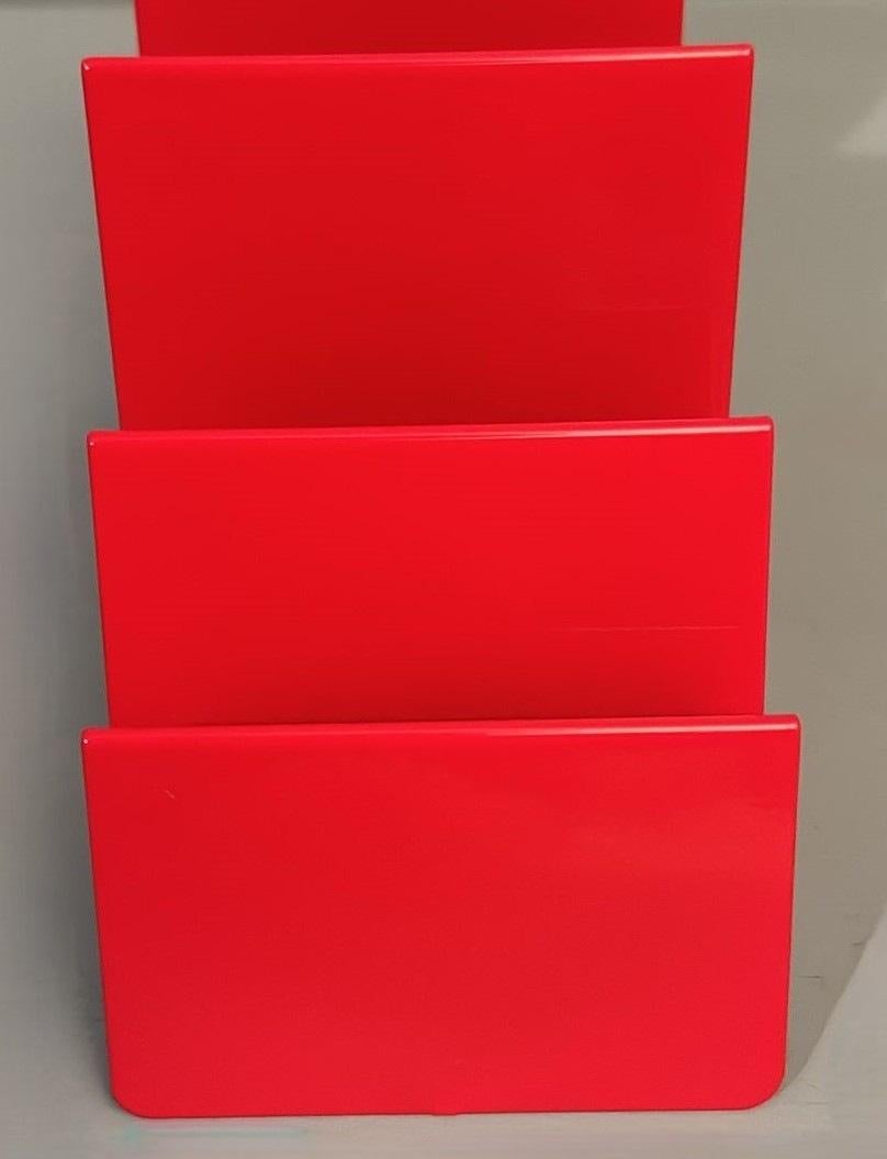 Space Age  Italian Painted Metal Envelope And Ticket Holder 4