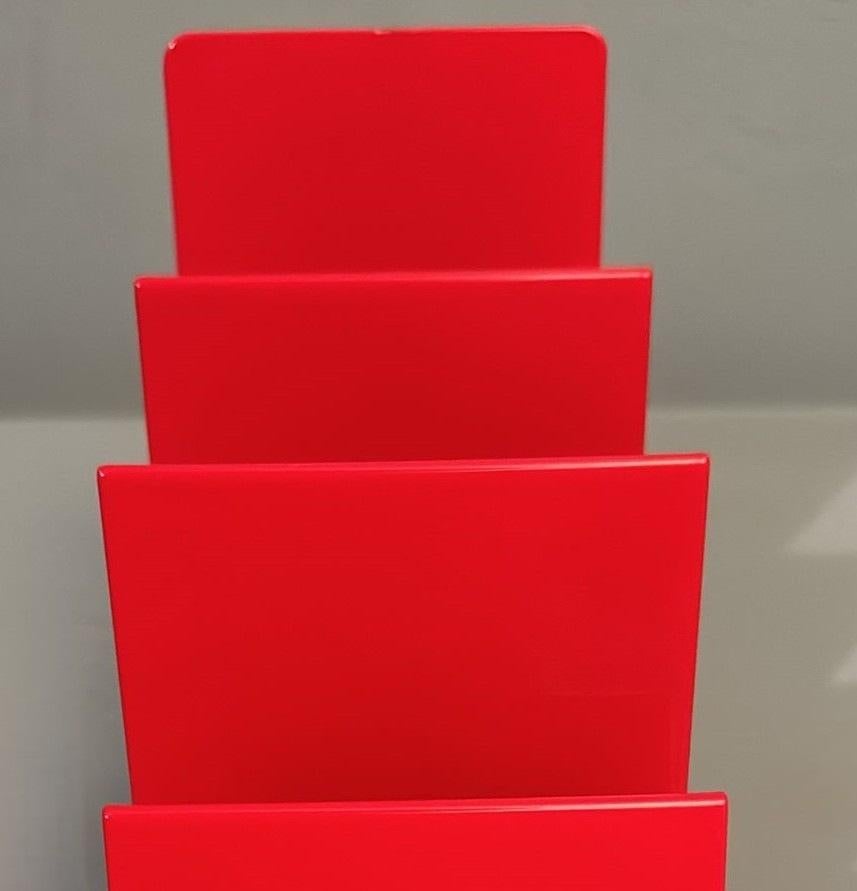 Space Age  Italian Painted Metal Envelope And Ticket Holder 3