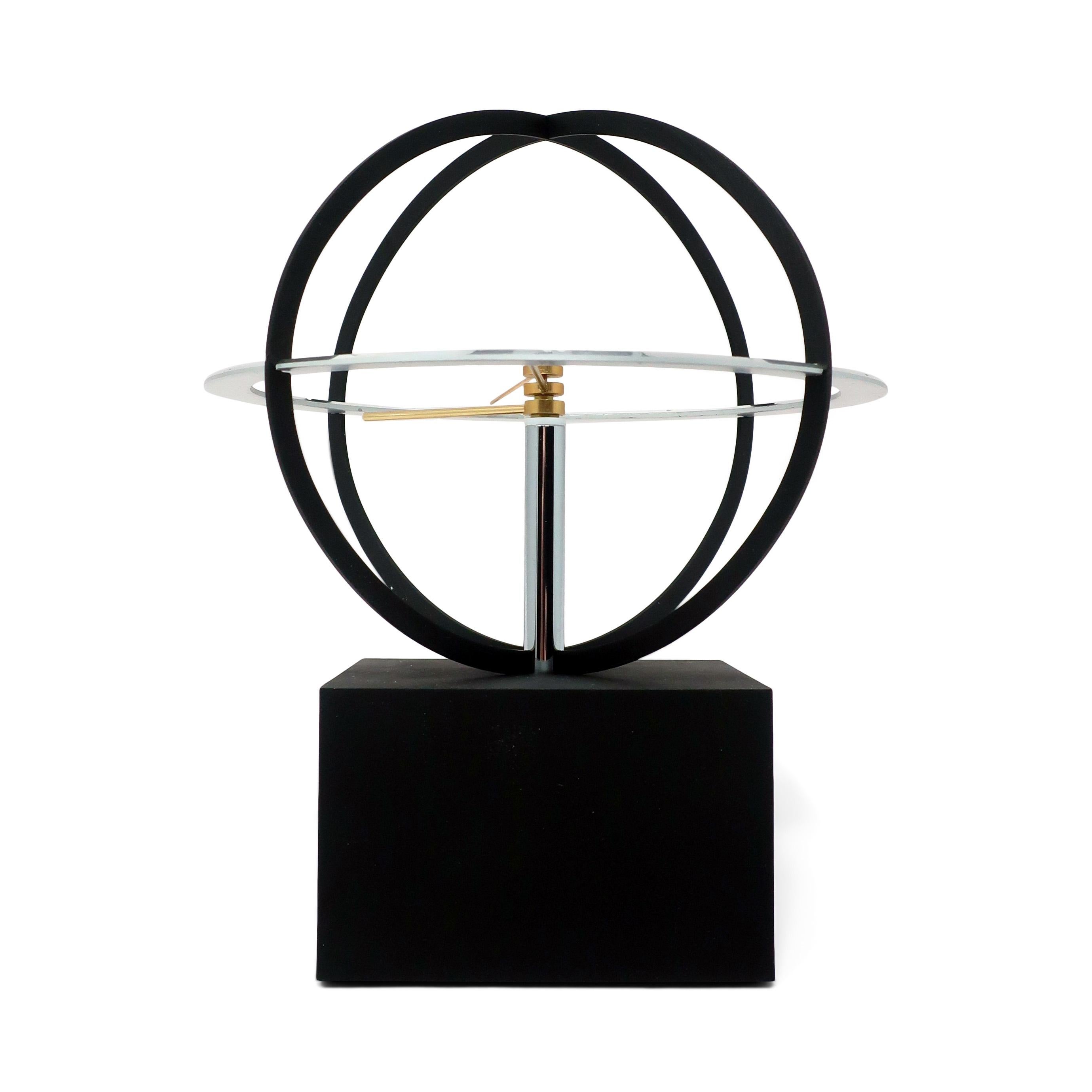 20th Century Space Age Kinetic Desk Clock For Sale