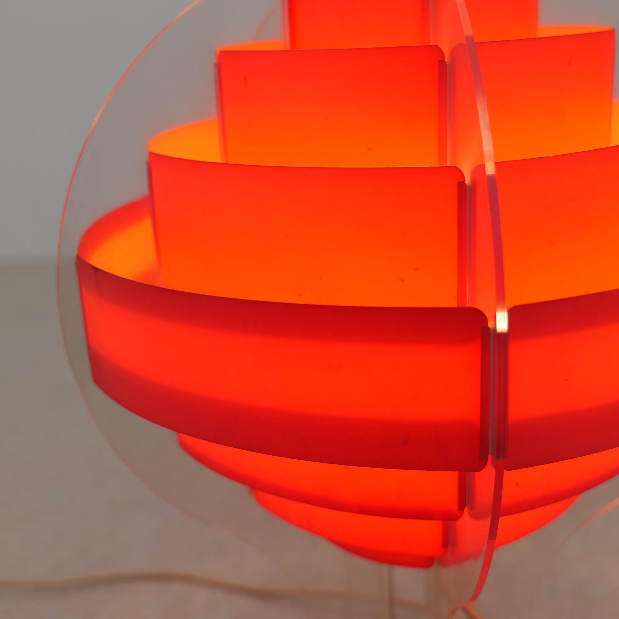 Lampe de l'ère spatiale Flemming Brylle & Preben Jacobsen Bon état - En vente à Saarbrücken, DE
