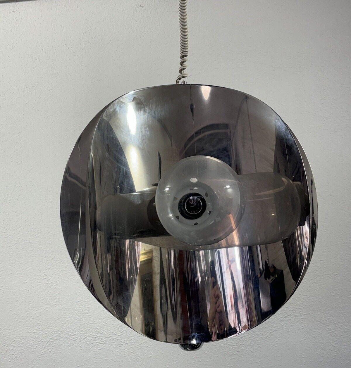 Lampe à suspension de l'ère spatiale Design moderne des années 1970 en vente 1