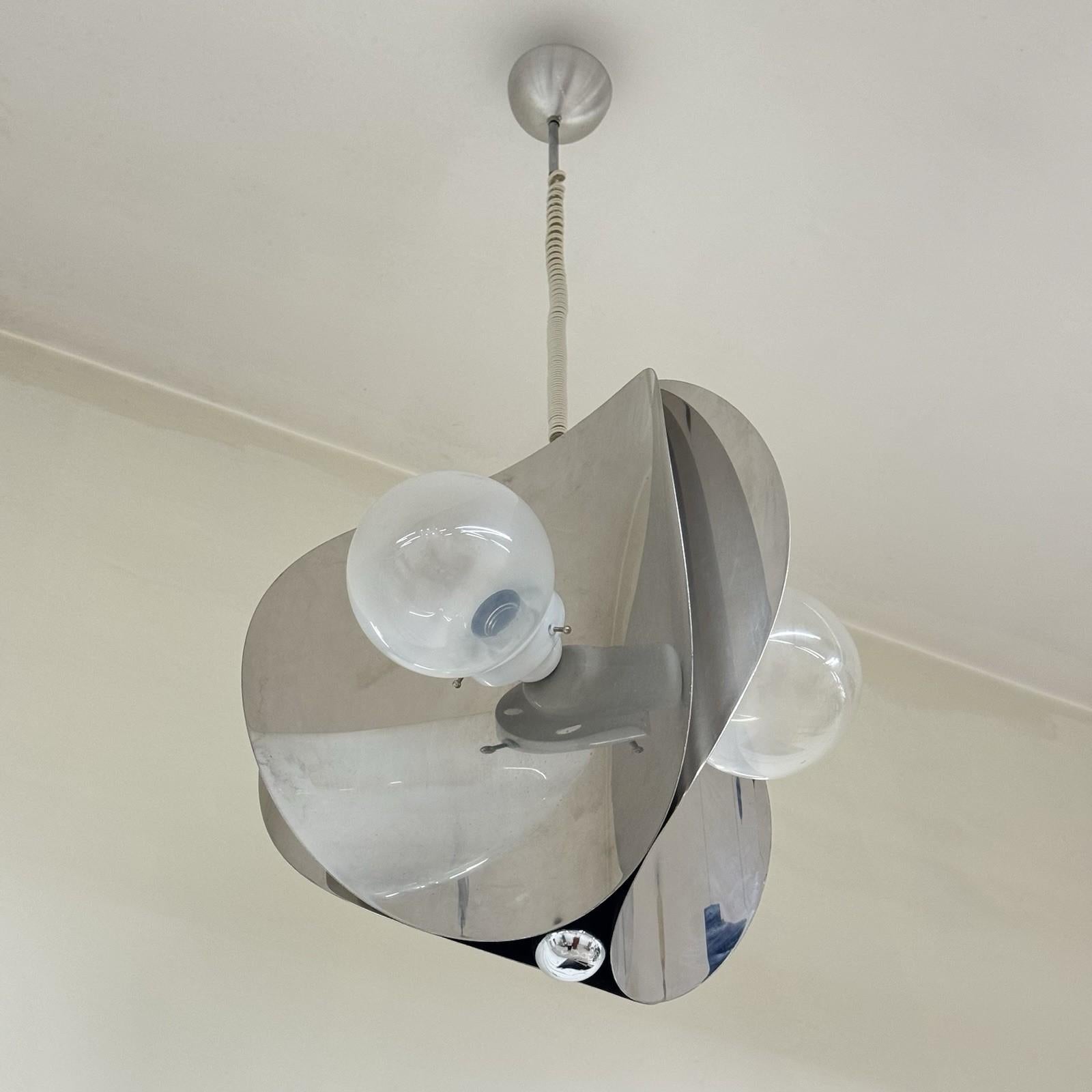 Lampada A Space Age A Sospensione Design Modernariato Anni '70 in vendita 1