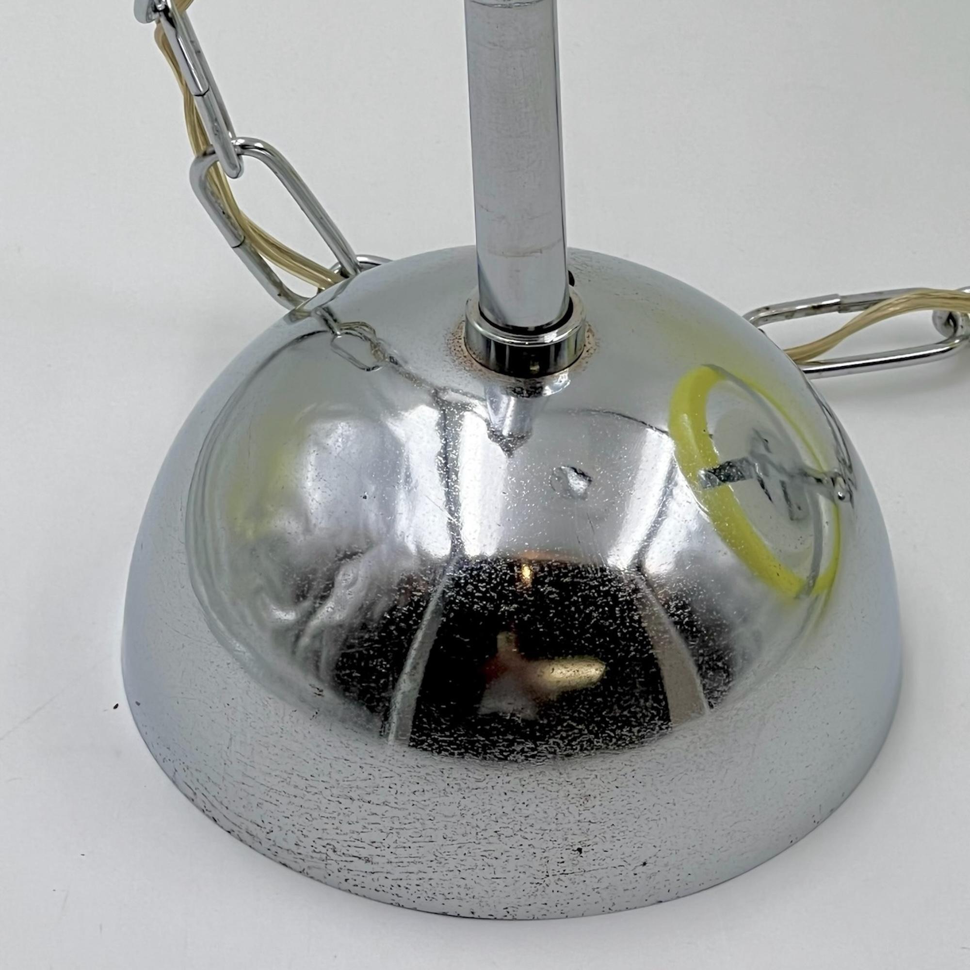 Lampada gialla grande degli anni '70 in stile Artemide Magistretti 