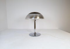 Space Age Large Table Lamp Chrome Fagerhults, Sweden, 1970s