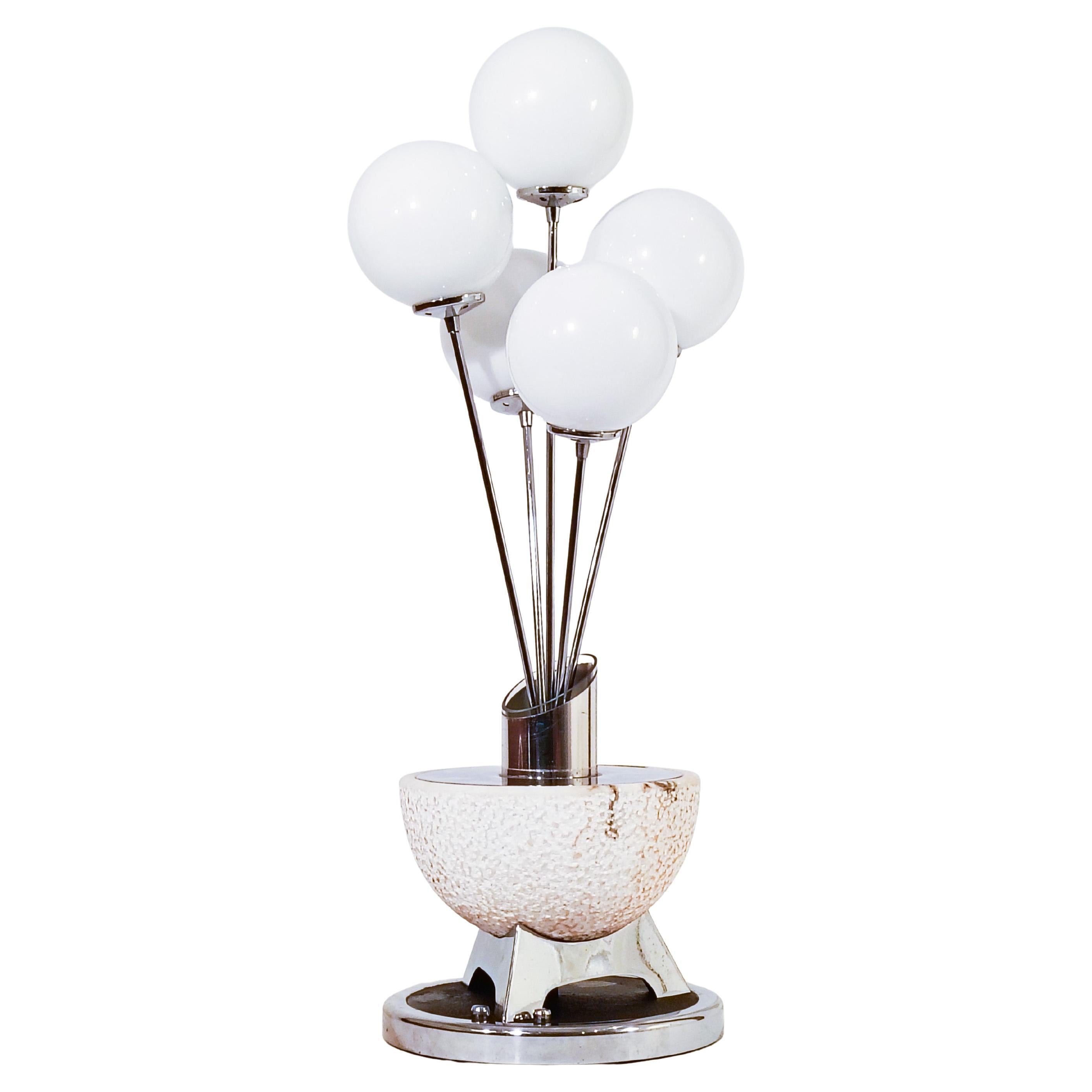 Space Age. Large table lamp "Volcano" by Maof, Spain, 1970s For Sale