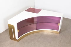 Space age lighting sideboard unique by "Franco Minissi" manufactured in the 70s