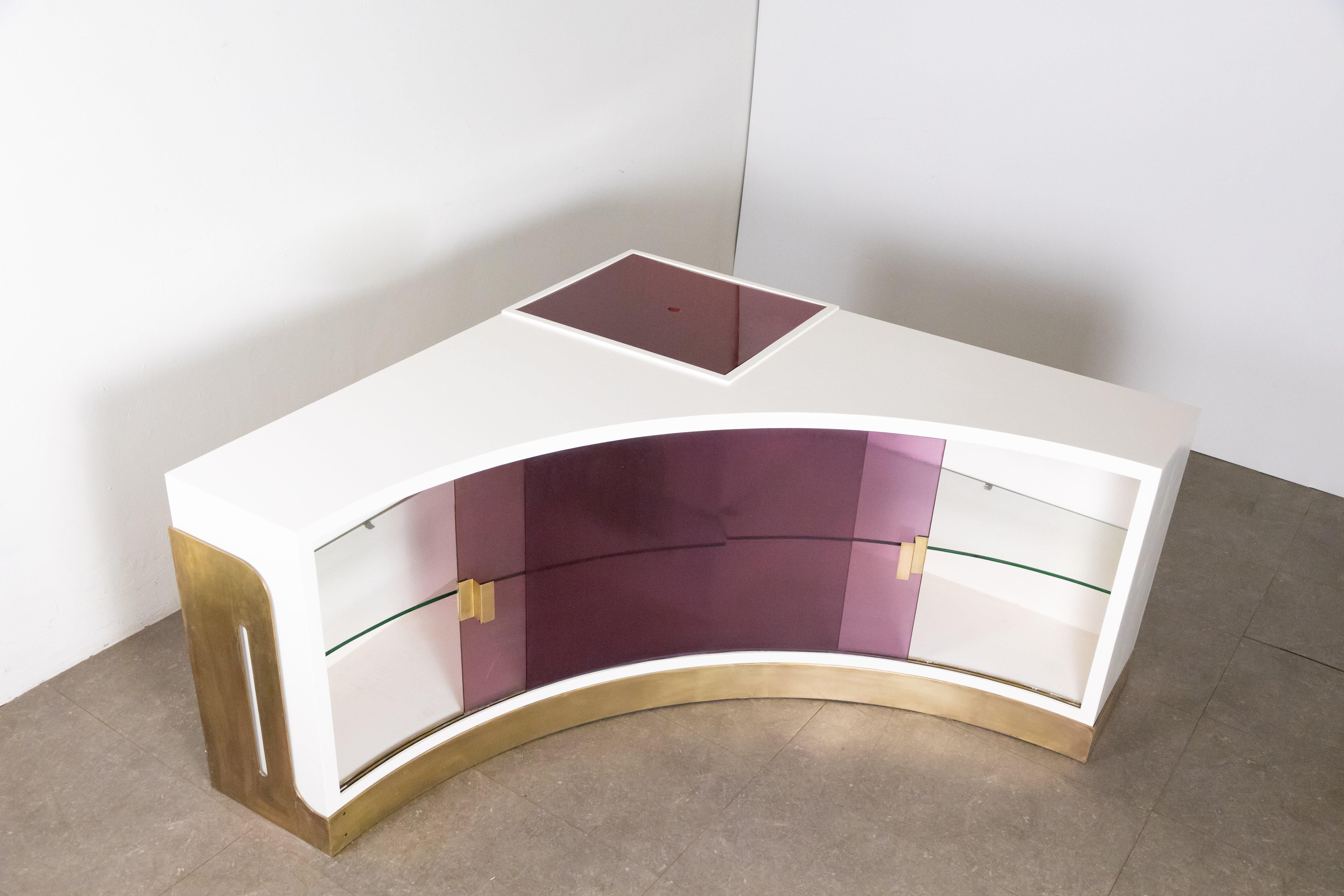 Space age lighting sideboard unique by 