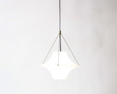 A Space Age Lock Skyflyer Pendelleuchte von Yki Nummi für Sanka Finland, 1960er Jahre