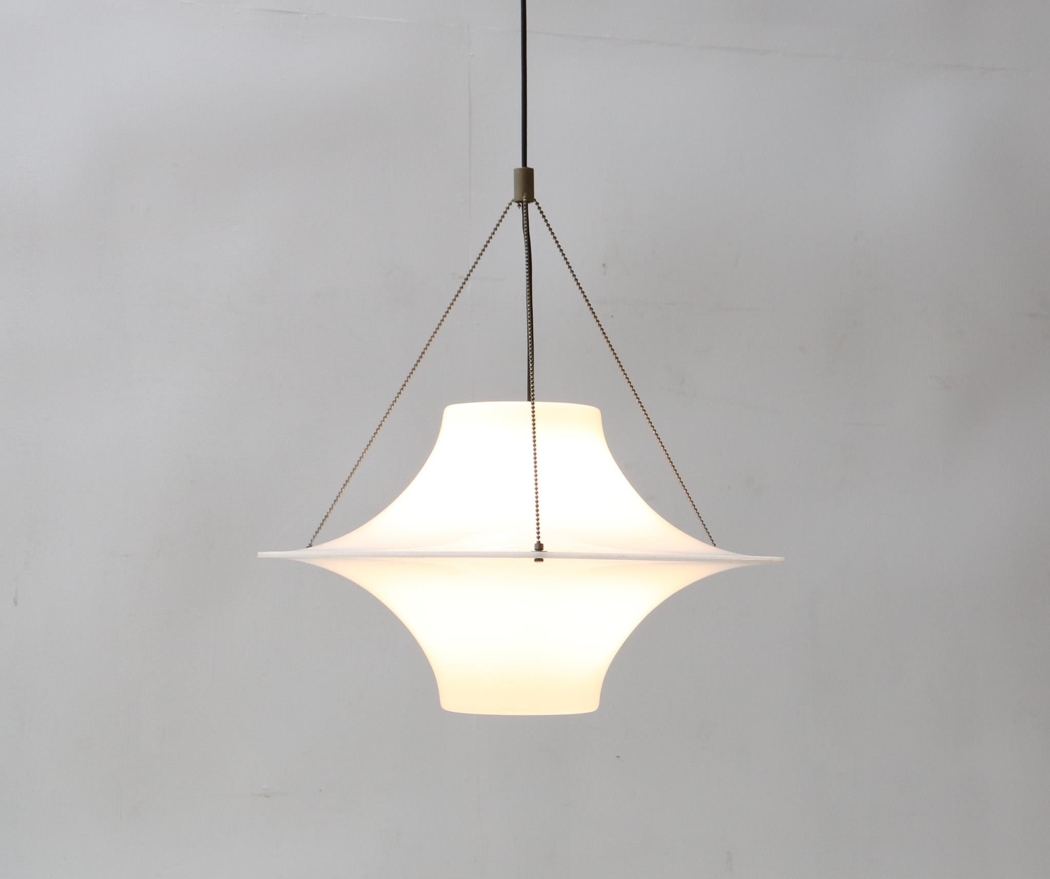 Space Age Lock Skyflyer Pendant Lamp By Yki Nummi For Sanka Finland Space Age Lock Skyflyer Pendant Lamp By Yki Nummi For Sanka Finland