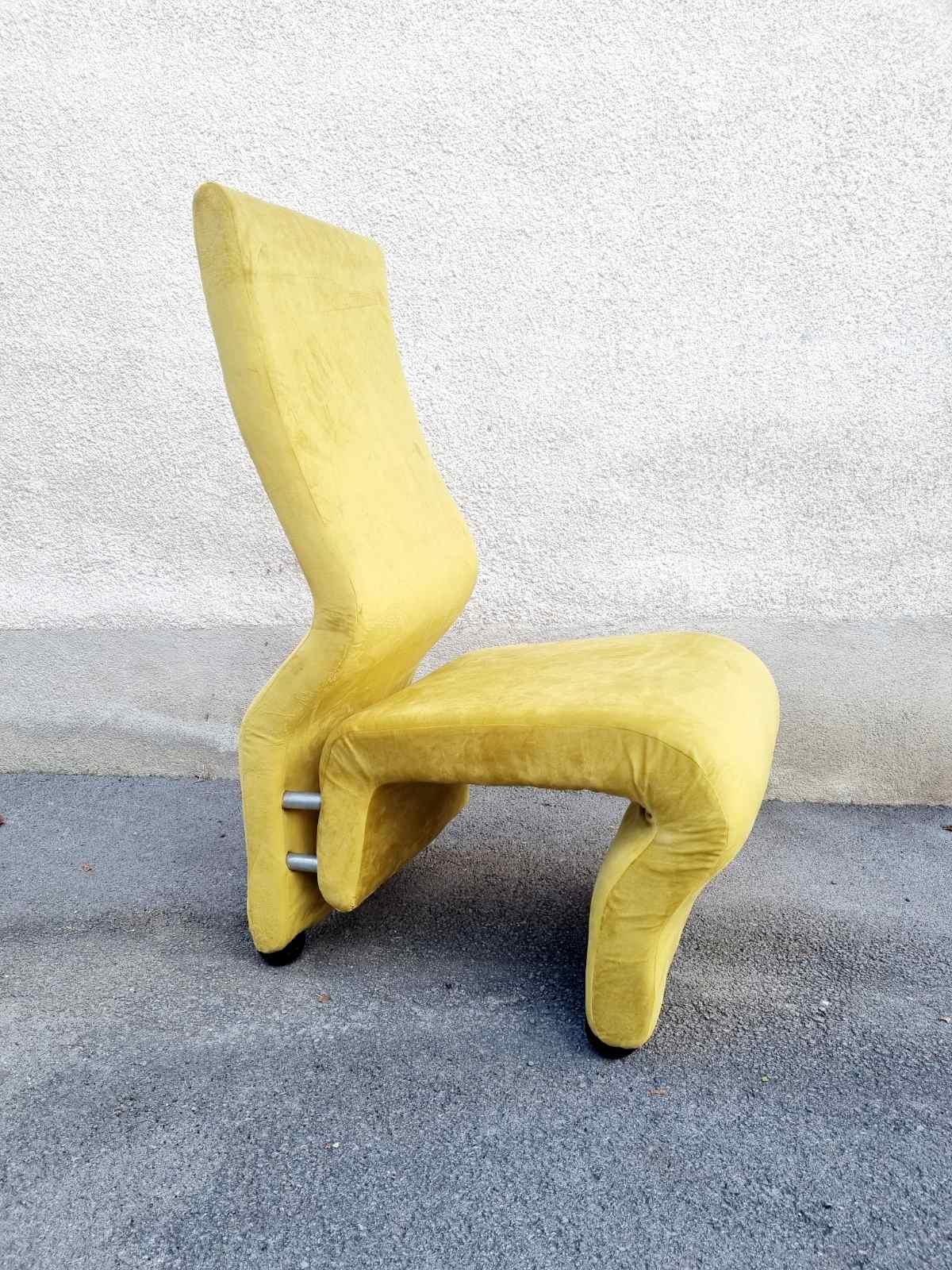 Sedia da salotto A Space, anni '70 in vendita 5