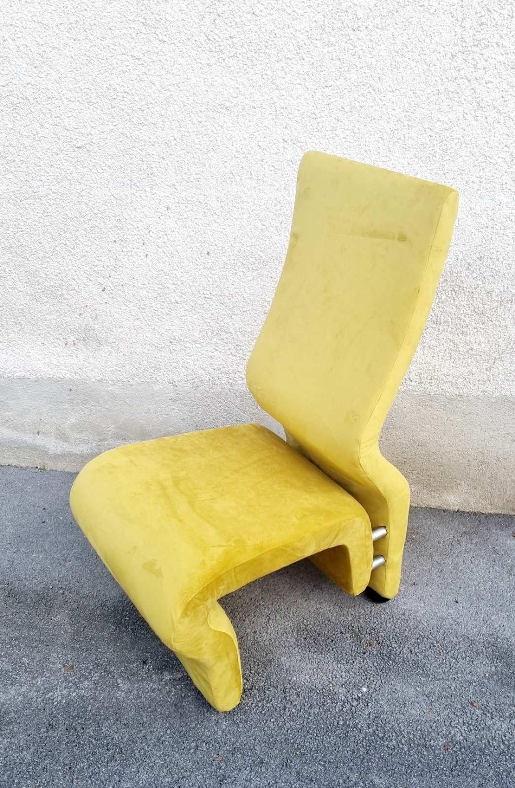 Sedia da salotto A Space, anni '70 in vendita 7