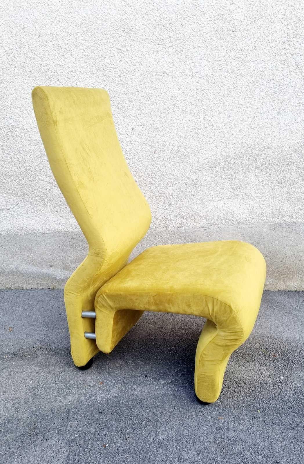 Francese Sedia da salotto A Space, anni '70 in vendita