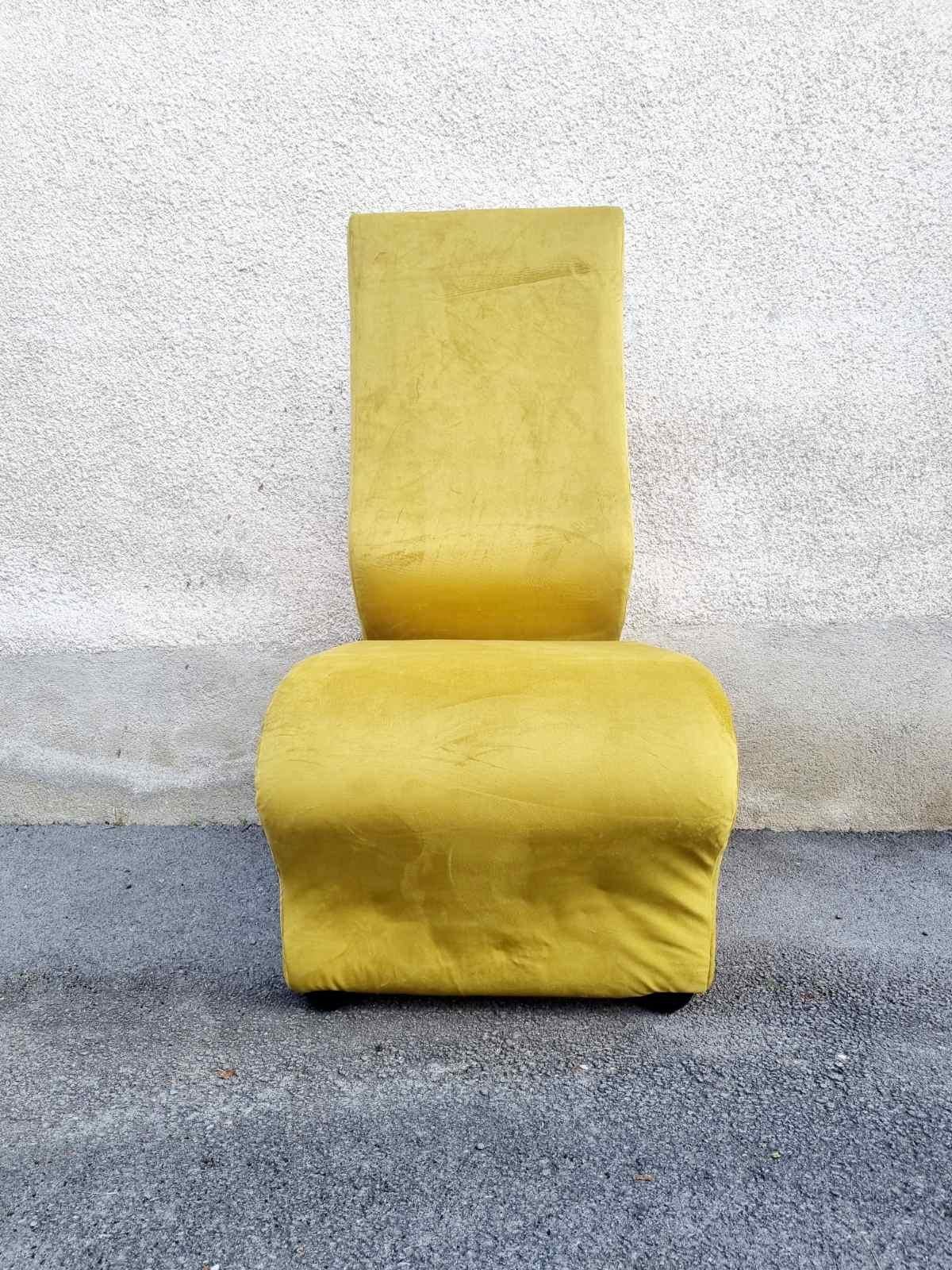 Sedia da salotto A Space, anni '70 In condizioni buone in vendita a Lucija, SI