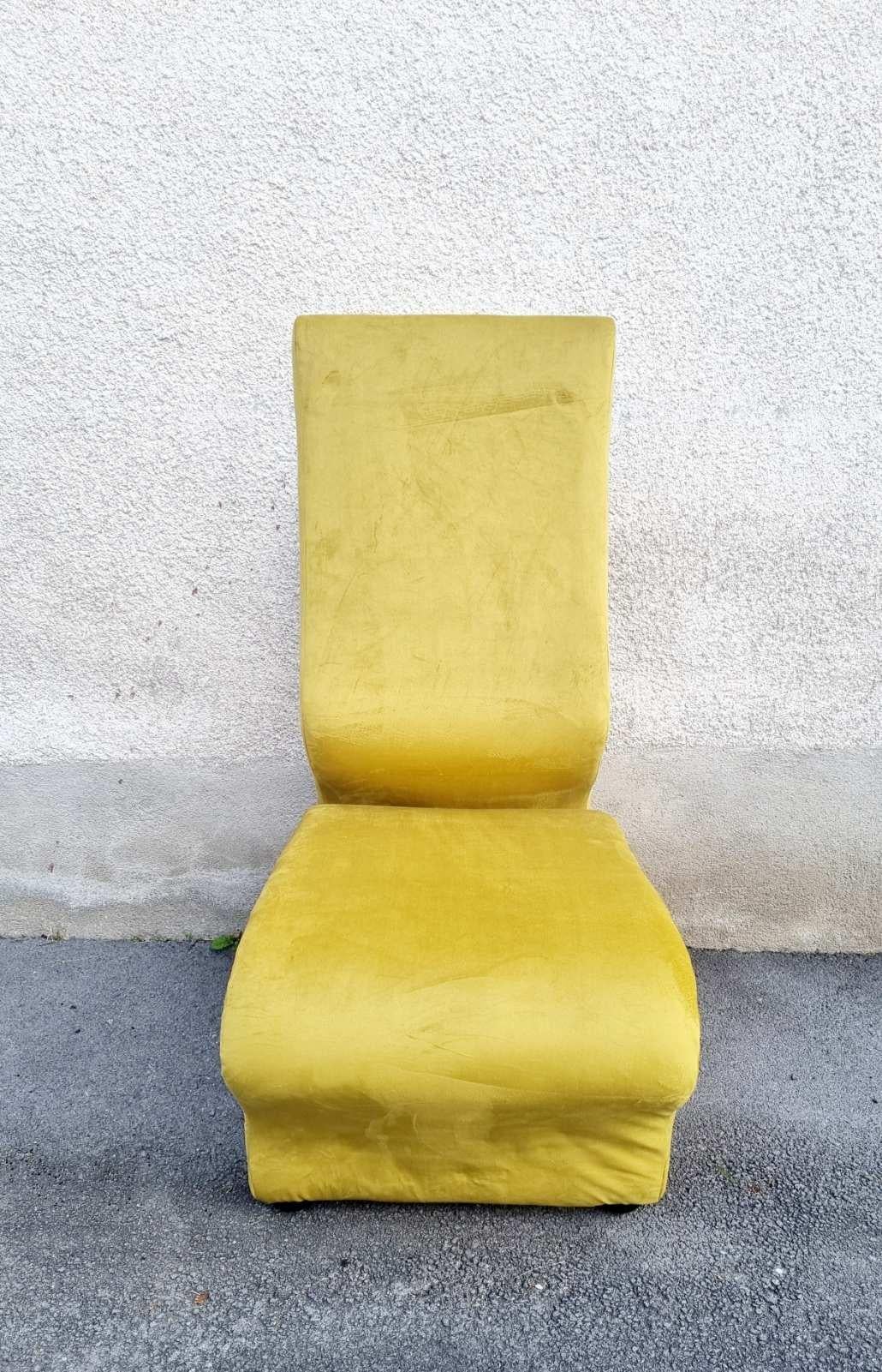 XX secolo Sedia da salotto A Space, anni '70 in vendita