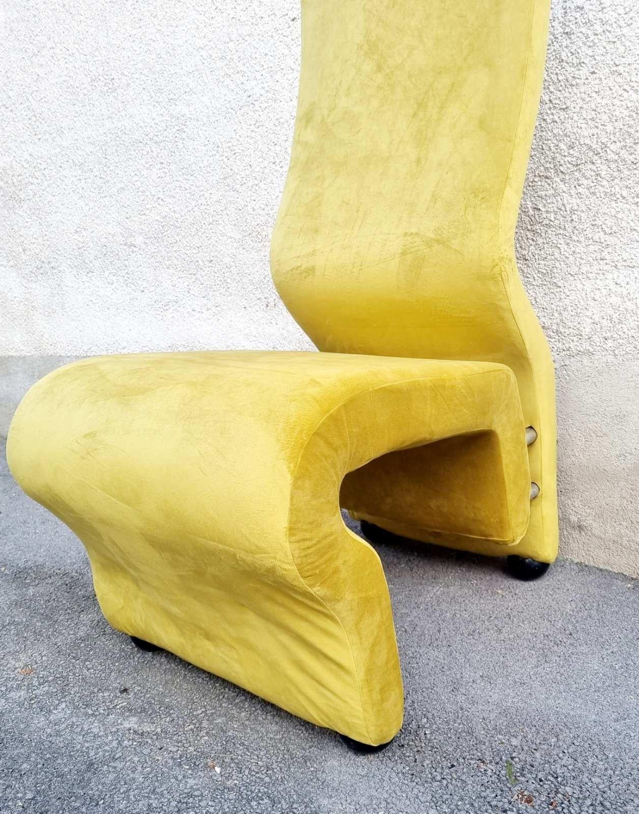 Sedia da salotto A Space, anni '70 in vendita 2