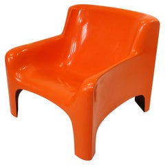 Sillón de la Era Espacial estilo Vico Magistretti Italia