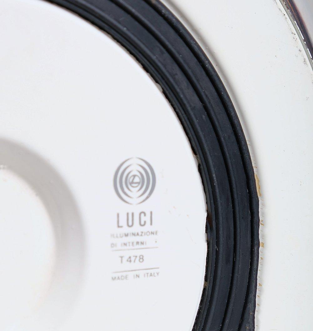 Milieu du XXe siècle Lampe de table Luci Milano de l'ère spatiale, Italie, années 1960 en vente