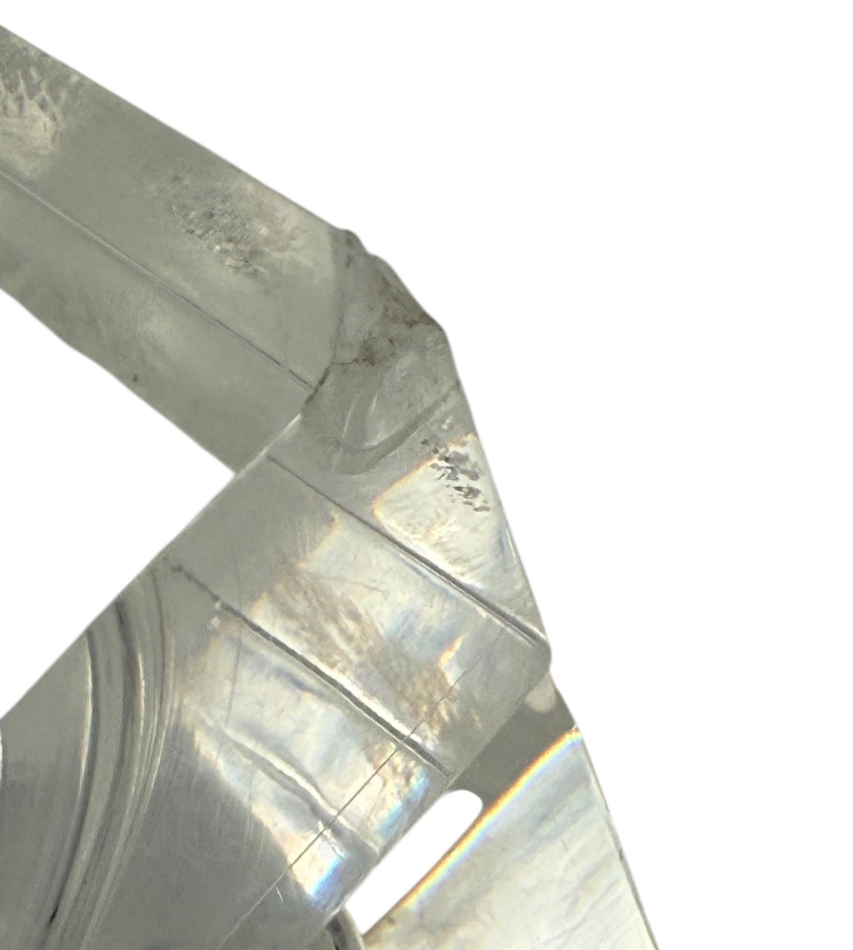 Space age lucite Ice Bucket mod. Bombo, Studio TG, Guzzini Italy, ca. 1970s in vendita 8