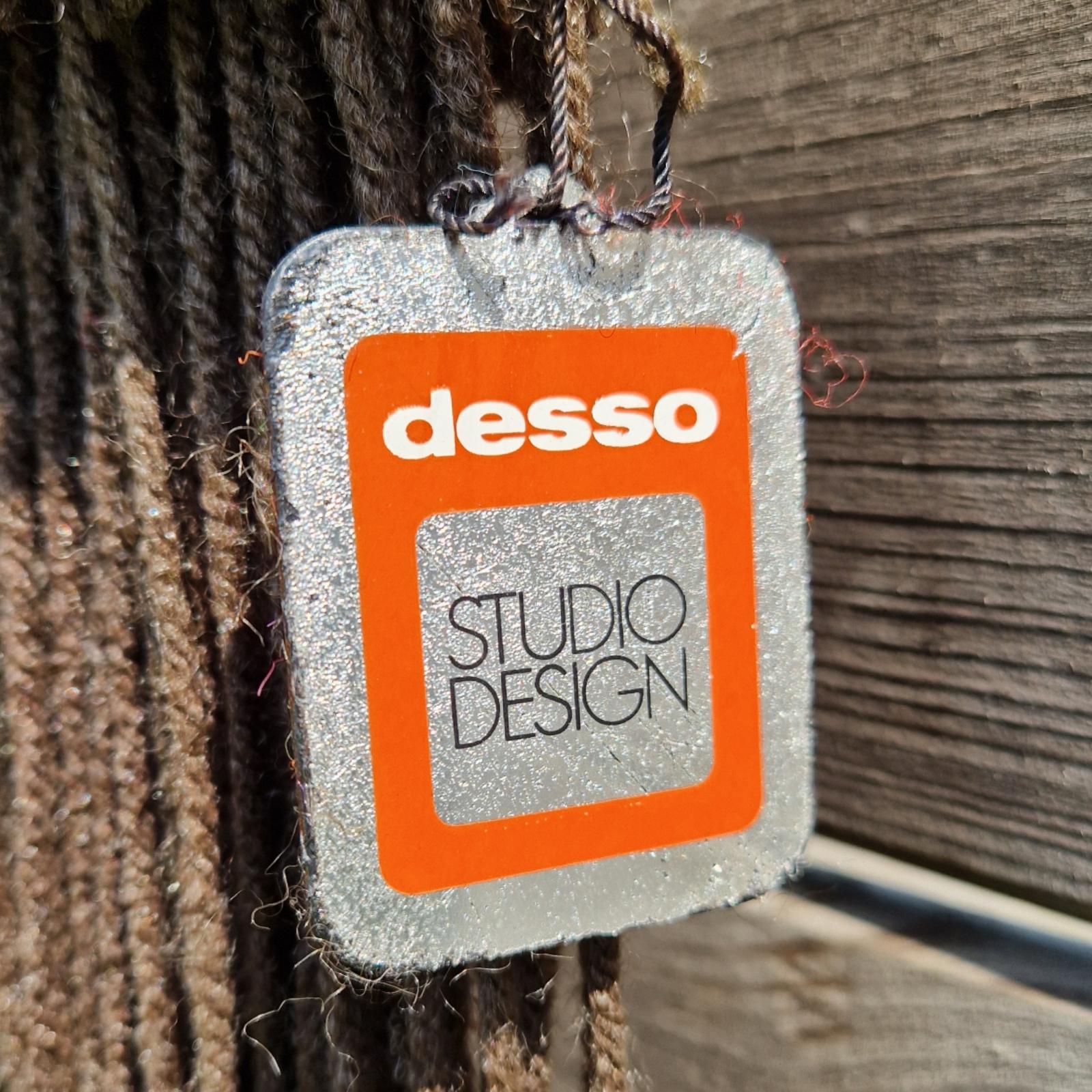 Hand-Crafted Space age macrame wall hanging by Desso, Netherlands 1970s For Sale