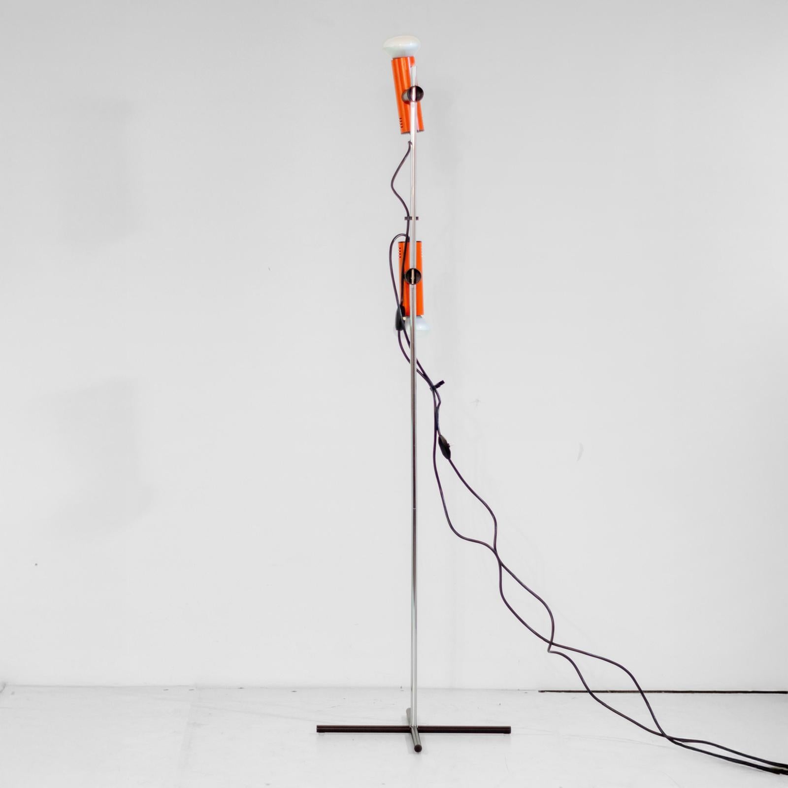 Lámpara de pie metálica Space Age, Targetti Sankey, Italia Años 70 en Bueno estado para la venta en Ceglie Messapica, IT