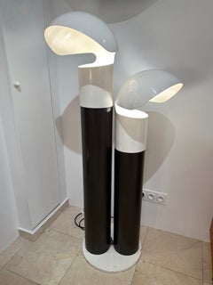 Space Age Metal Lacquered Floor Lamp by Franco Buzzi Ceriani, Italy, 1970s