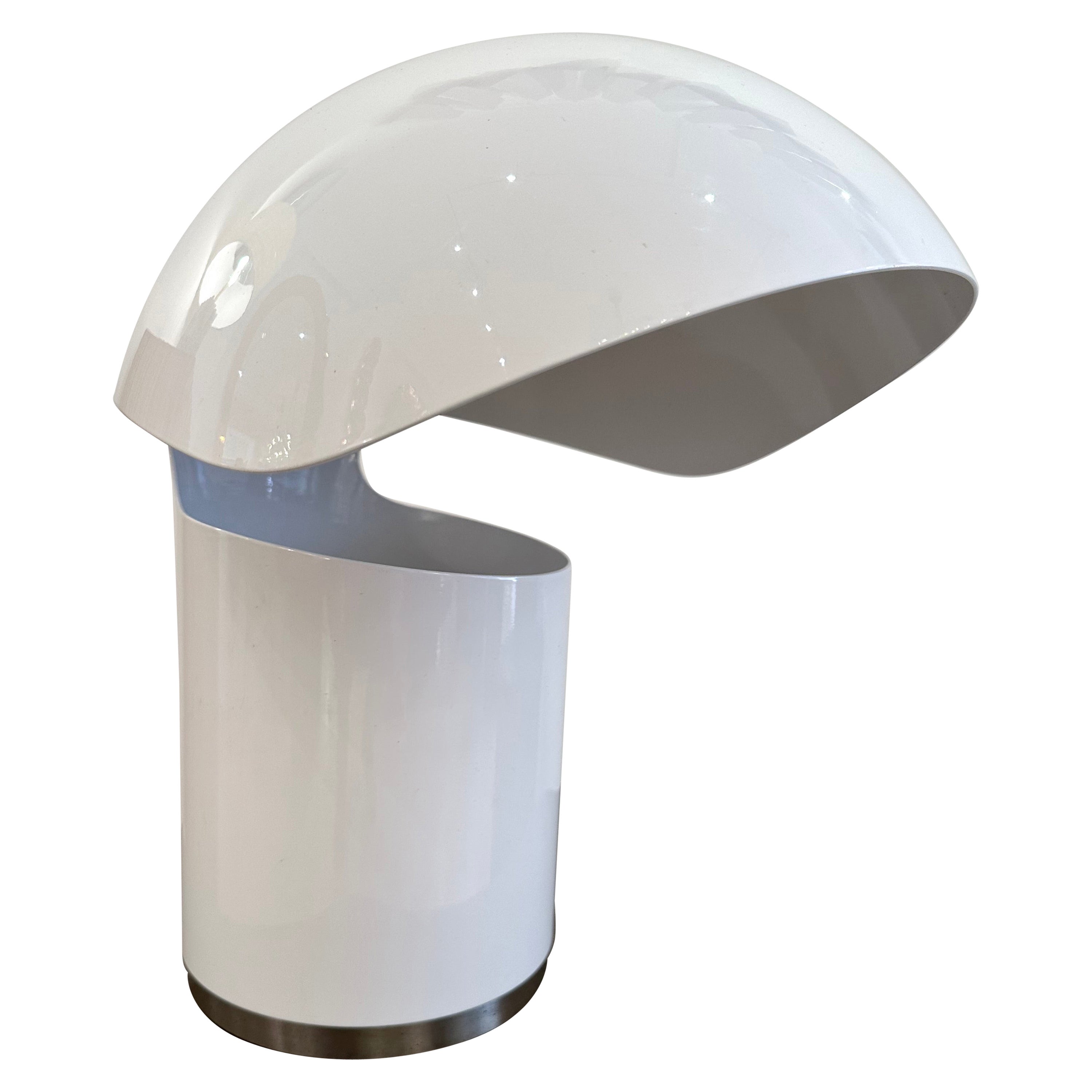 Lampe de bureau en métal laqué de l'ère spatiale de Franco Buzzi Ceriani, Italie, 1970