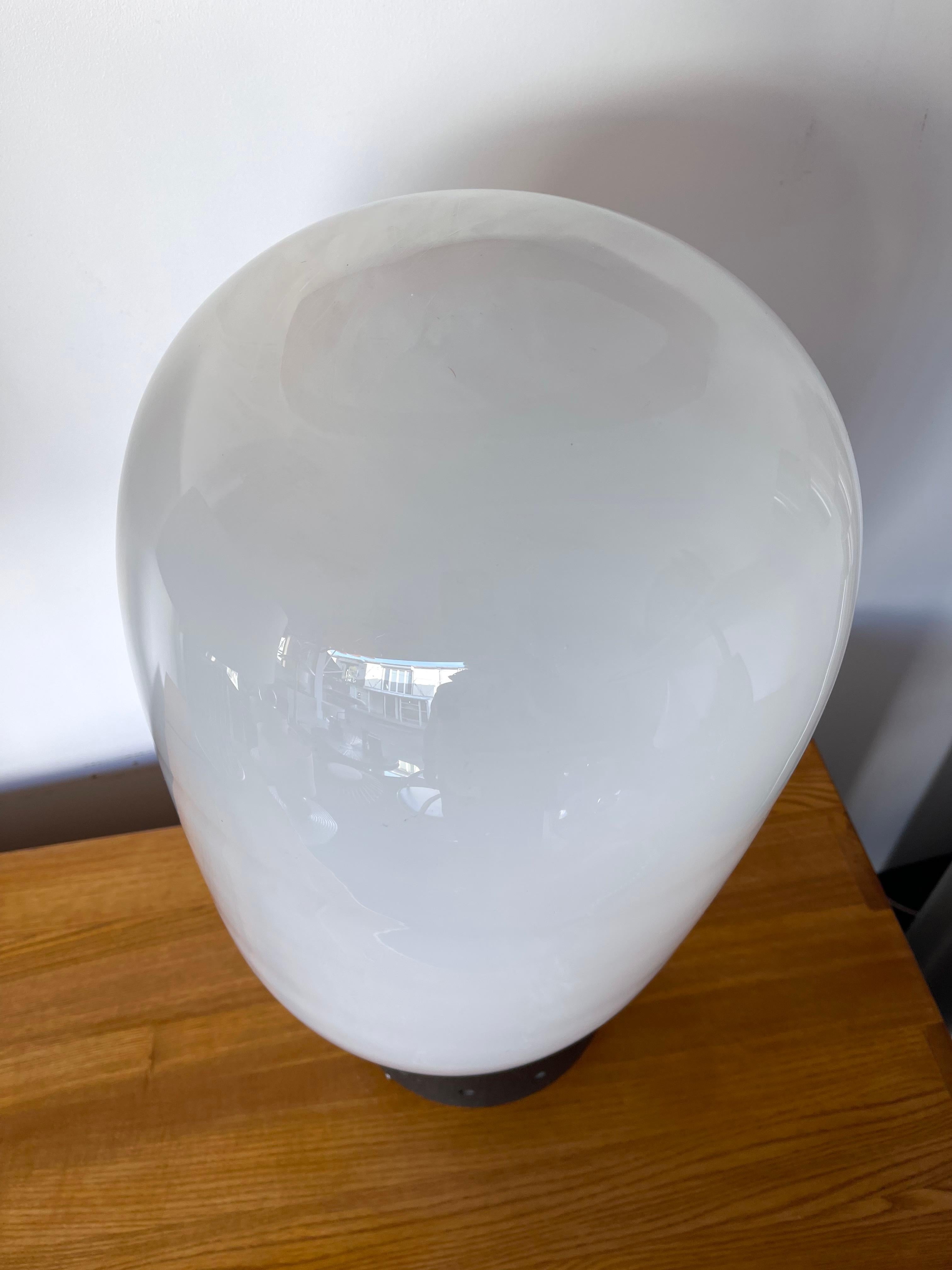 Space Age Metal Murano Glass Bubble Lamp by Mazzega, Italy, 1970s For Sale 4