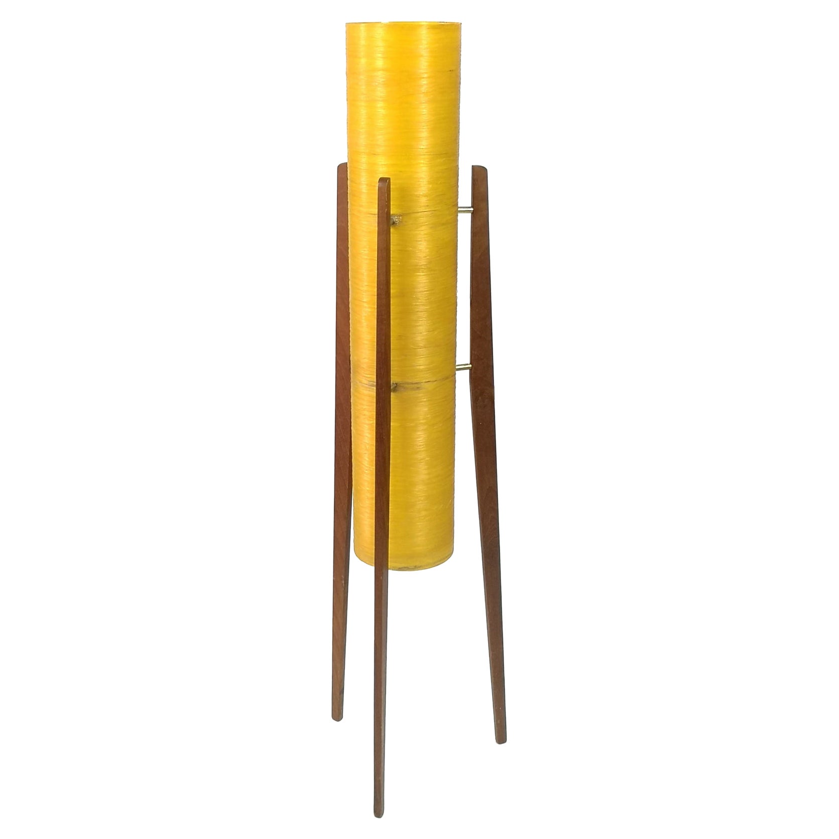 Space Age Mid Century Floor Lamp "Rocket", by Novoplast for Habitat, 1970s
