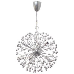 Space Age Mid Century Modern Chrome Sputnik Chandelier By Gaetano Sciolari, 1960