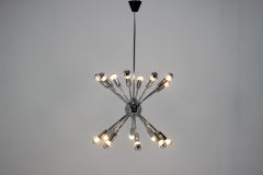 Space Age Midcentury Chrome Pendant, Sputnik, 1980s